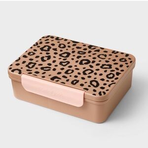 Cat & Jack Leopard Cat BENTO LUNCH BOX ANIMAL PRINT NEW!